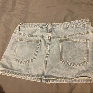 SUPERDOWN jean mini skirt